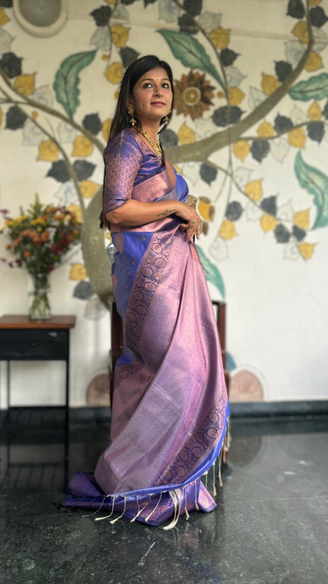 Timeless Neelambari Elegance perfect for traditional events and weddings - Drape In A Minute Sarees