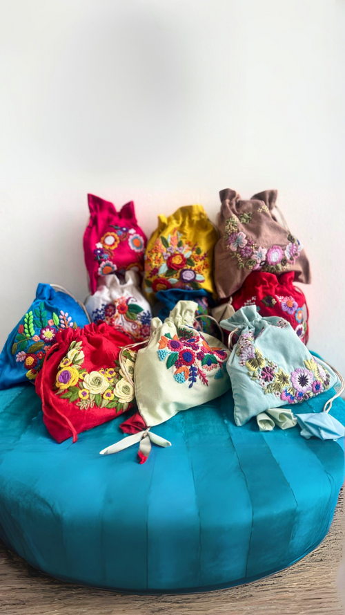 Handcrafted potli bags designed for style and functionality, ideal for weddings and parties - Drape In A Minute Sarees