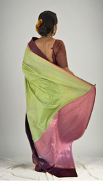 Harit Aruna Pre-draped Kanjivaram Saree for a regal look - Drape In A Minute Sarees